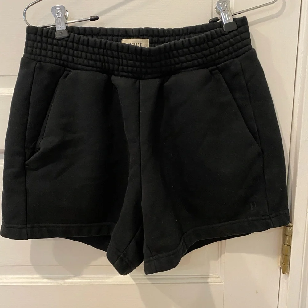 Pact Women's High Waist Black Shorts - Picture 1 of 4